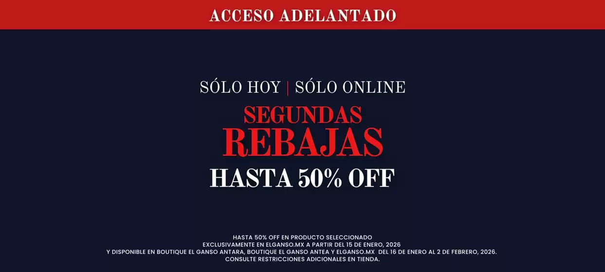 Catálogo El Ganso en Villa Nicolás Romero | Promo | 2026-01-16T00:00:00.000Z - 2026-02-02T00:00:00.000Z