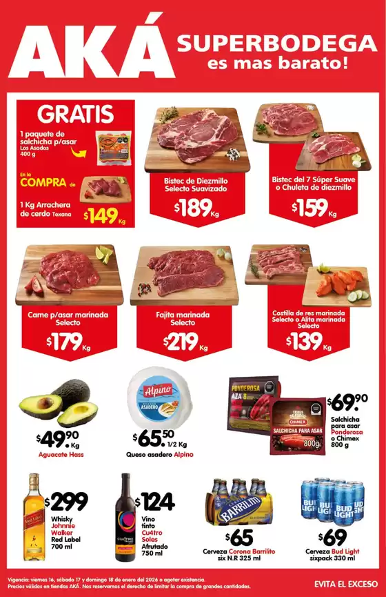Catálogo AKÁ Superbodega en Ciudad Apodaca | Ofertas especiales para ti | 2026-01-16T00:00:00.000Z - 2026-01-18T00:00:00.000Z