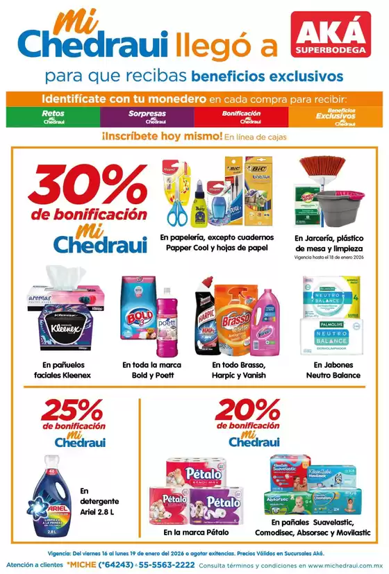 Catálogo AKÁ Superbodega en Ciudad Apodaca | Gangas y ofertas actuales | 2026-01-16T00:00:00.000Z - 2026-01-19T00:00:00.000Z