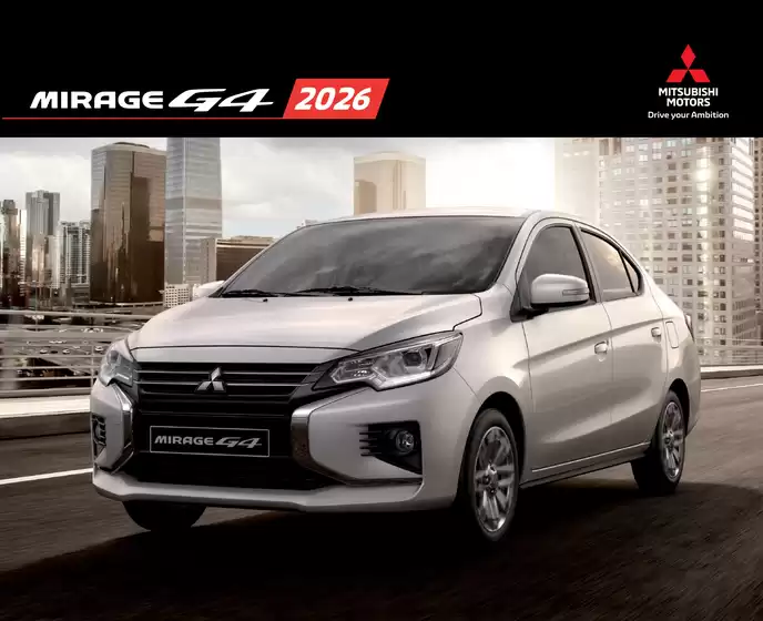 Catálogo Mitsubishi en La Paz | Folleto Mitsubishi MirageG4 2026 ELL PE 011225 | 2026-01-19T00:00:00.000Z - 2027-01-19T00:00:00.000Z