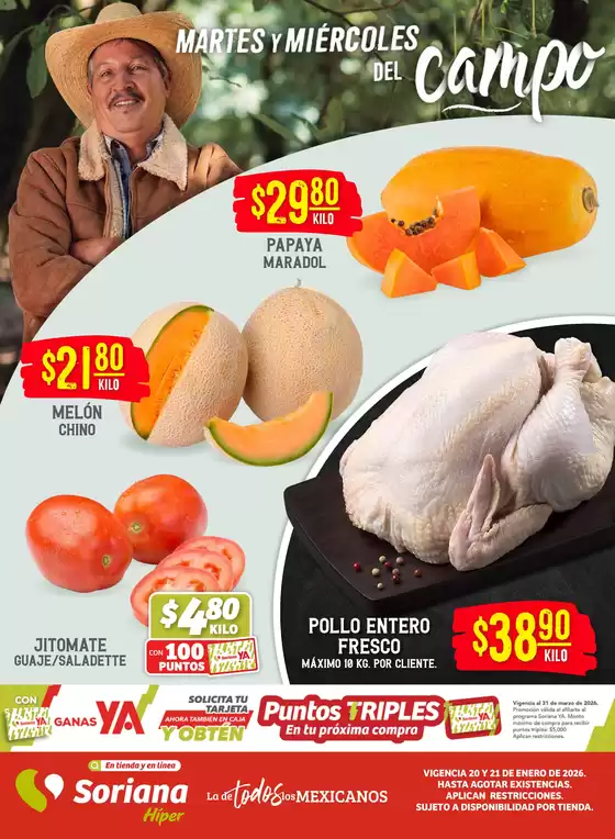 Catálogo Soriana Híper en Zapopan | Ofertas especiales atractivas para todos | 2026-01-20T00:00:00.000Z - 2026-03-31T00:00:00.000Z