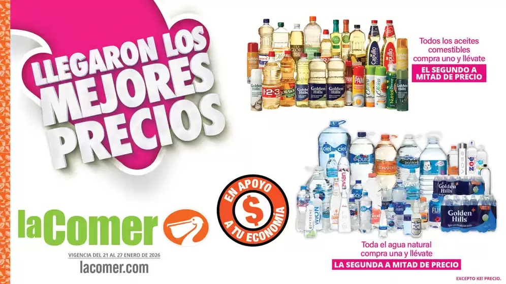 Catálogo La Comer | Llegaron los Mejores Precios | 2026-01-21T00:00:00.000Z - 2026-01-27T00:00:00.000Z