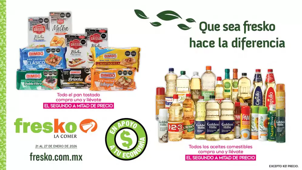 Catálogo Fresko | Que sea Fresko Hace la diferencia | 2026-01-21T00:00:00.000Z - 2026-01-27T00:00:00.000Z