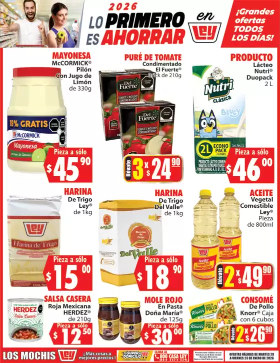 Catálogo Casa Ley en Chihuahua | Grandes descuentos en productos seleccionados | 2026-01-20T00:00:00.000Z - 2026-01-23T00:00:00.000Z