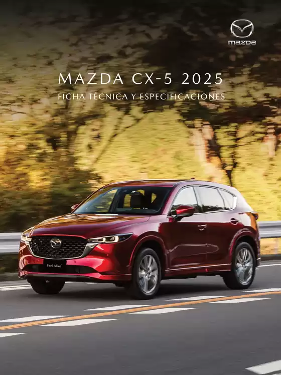 Catálogo Mazda en Ciudad Obregón | Ficha tecnica mazda cx 5 2025 | 2026-01-22T00:00:00.000Z - 2026-02-05T00:00:00.000Z