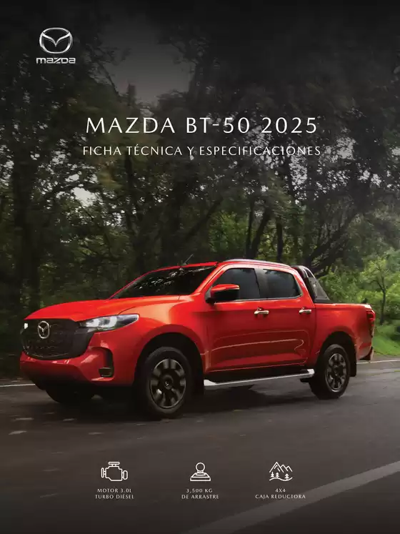 Catálogo Mazda en Ciudad Obregón | Ficha tecnica mazda bt 50 2025 | 2026-01-22T00:00:00.000Z - 2026-02-05T00:00:00.000Z