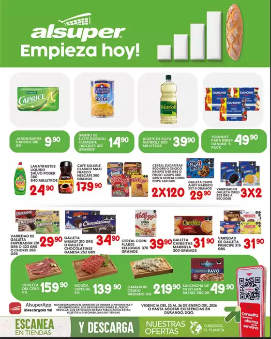 Catálogo Alsuper en Ciudad Apodaca | Alsuper Durango | 2026-01-23T00:00:00.000Z - 2026-01-26T00:00:00.000Z