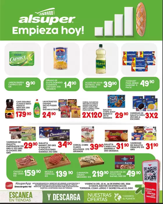 Catálogo Alsuper en Ciudad Apodaca | Alsuper Laguna | 2026-01-23T00:00:00.000Z - 2026-01-26T00:00:00.000Z