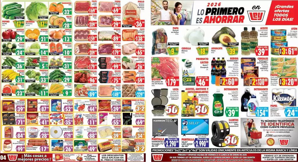 Catálogo Casa Ley en Ciudad de Allende | Ofertas principales para todos los clientes | 2026-01-23T00:00:00.000Z - 2026-01-26T00:00:00.000Z