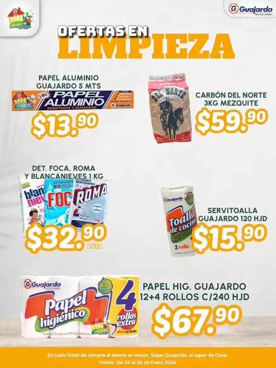 Catálogo Guajardo en Benito Juárez (CDMX) | Ofertas especiales atractivas para todos | 2026-01-23T00:00:00.000Z - 2026-01-26T00:00:00.000Z