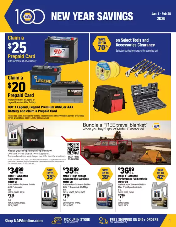 Catálogo Napa Auto partes en Toluca de Lerdo | Folleto | 2026-01-27T00:00:00.000Z - 2026-02-28T00:00:00.000Z