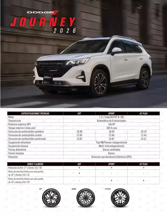 Catálogo Dodge en Toluca de Lerdo | Dodge Journey 2026 | 2026-01-27T00:00:00.000Z - 2027-06-30T00:00:00.000Z