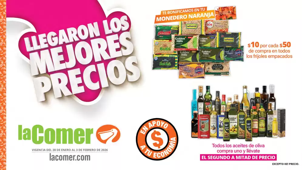 Catálogo La Comer en Miramar | Llegaron los Mejores Precios | 2026-01-28T00:00:00.000Z - 2026-02-03T00:00:00.000Z