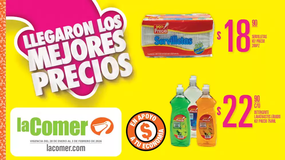 Catálogo La Comer en Miramar | LLEGARON LOS MEJORES PRECIOS | 2026-01-28T00:00:00.000Z - 2026-02-03T00:00:00.000Z
