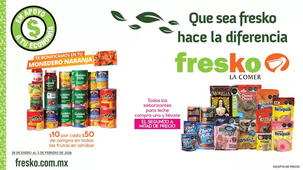 Catálogo Fresko en Miramar | Que sea Fresko Hace la diferencia | 2026-01-28T00:00:00.000Z - 2026-02-03T00:00:00.000Z