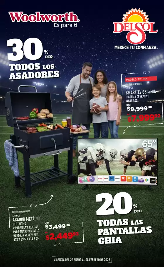 Catálogo Del Sol en León | Vive el Super Bowl  | 2026-01-29T00:00:00.000Z - 2026-02-08T00:00:00.000Z