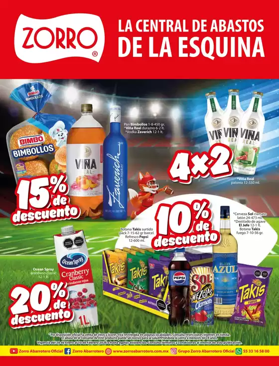 Catálogo Zorro en Zamora de Hidalgo | Ofertas Zorro | 2026-01-28T00:00:00.000Z - 2026-02-10T00:00:00.000Z