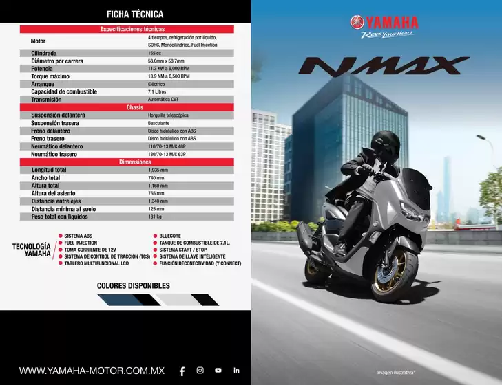 Catálogo Yamaha en Cuauhtémoc (CDMX) | Yamaha N-MAX2024 | 2026-01-30T00:00:00.000Z - 2026-02-13T00:00:00.000Z