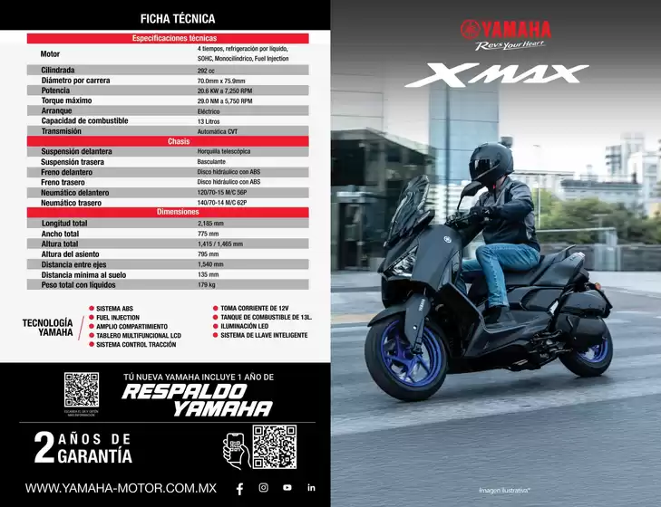 Catálogo Yamaha en Cuauhtémoc (CDMX) | Yamaha X-MAX2025 | 2026-01-30T00:00:00.000Z - 2026-02-13T00:00:00.000Z
