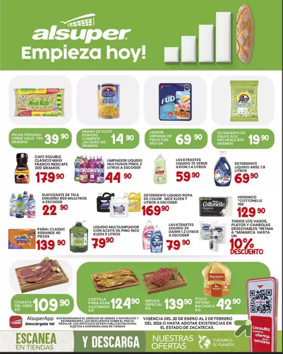 Catálogo Alsuper en Poza Rica de Hidalgo | Alsuper Zacatecas | 2026-01-30T00:00:00.000Z - 2026-02-02T00:00:00.000Z