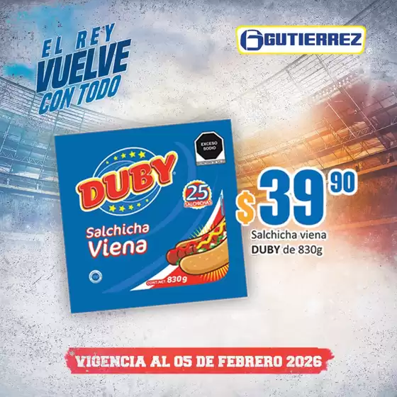 Catálogo Super Gutierrez en Coatzintla | Ofertas Super Gutierrez | 2026-02-01T00:00:00.000Z - 2026-02-05T00:00:00.000Z