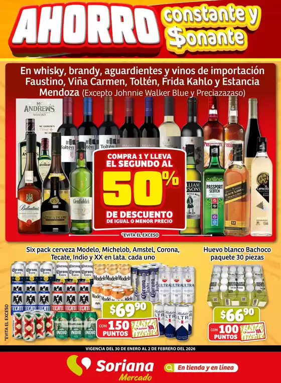 Catálogo Soriana Mercado en Santiago de Querétaro | Ofertas y gangas exclusivas | 2026-01-30T00:00:00.000Z - 2026-02-02T00:00:00.000Z