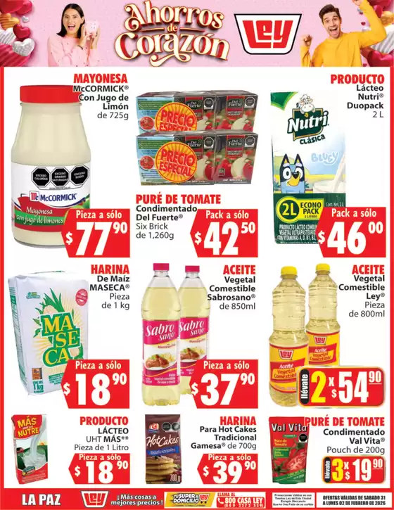 Catálogo Casa Ley en Cruz de Huanacaxtle | Promociones actuales | 2026-01-31T00:00:00.000Z - 2026-02-02T00:00:00.000Z