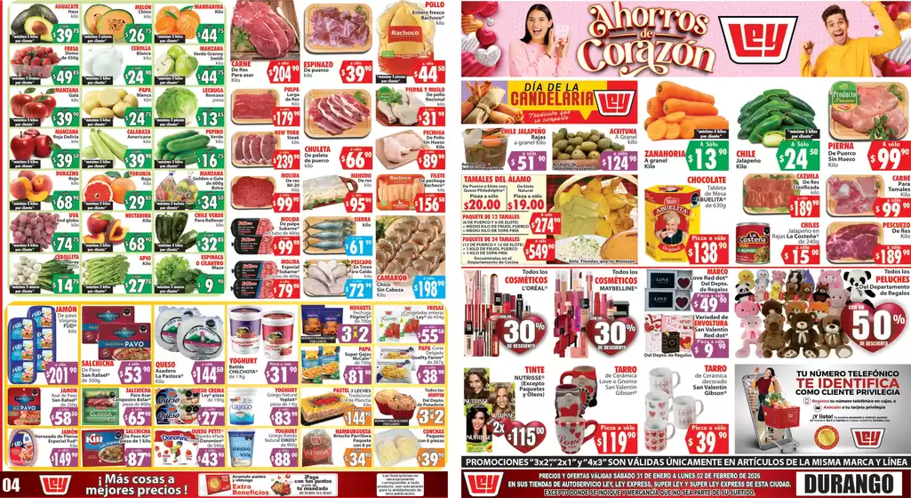 Catálogo Casa Ley en Cruz de Huanacaxtle | Ofertas exclusivas para nuestros clientes | 2026-01-31T00:00:00.000Z - 2026-02-02T00:00:00.000Z