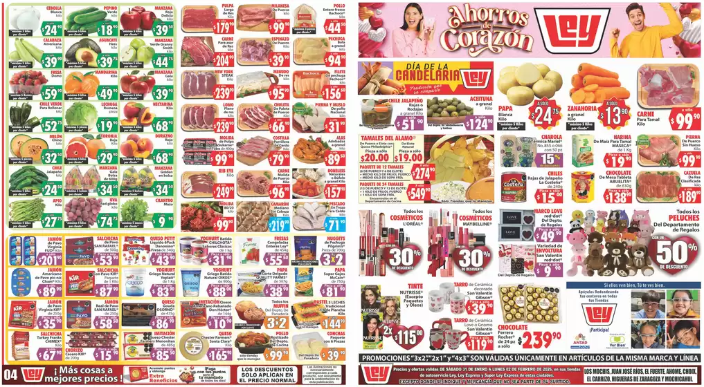 Catálogo Casa Ley en Cruz de Huanacaxtle | Ofertas principales para todos los cazadores de gangas | 2026-01-31T00:00:00.000Z - 2026-02-02T00:00:00.000Z