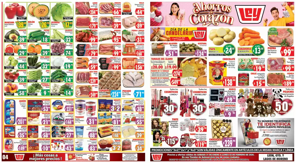 Catálogo Casa Ley en Cruz de Huanacaxtle | Grandes descuentos en productos seleccionados | 2026-01-31T00:00:00.000Z - 2026-02-02T00:00:00.000Z