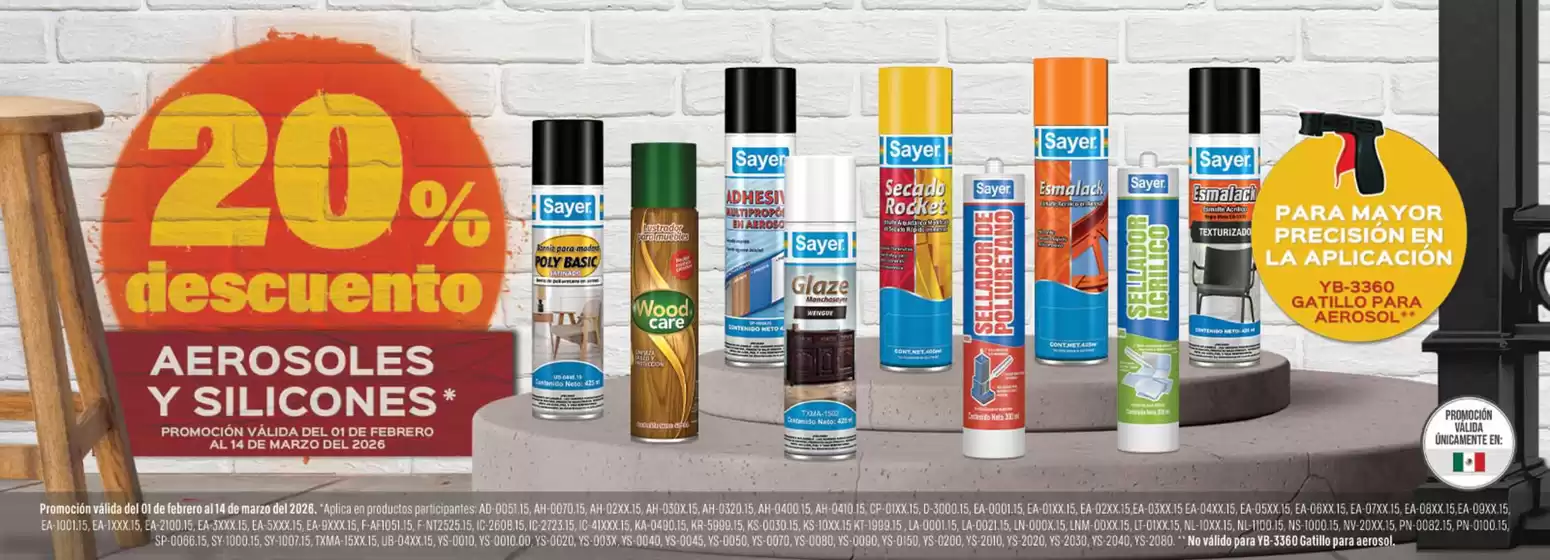 Catálogo Sayer en Cuautitlán Izcalli | Promo | 2026-02-03T00:00:00.000Z - 2026-03-14T00:00:00.000Z