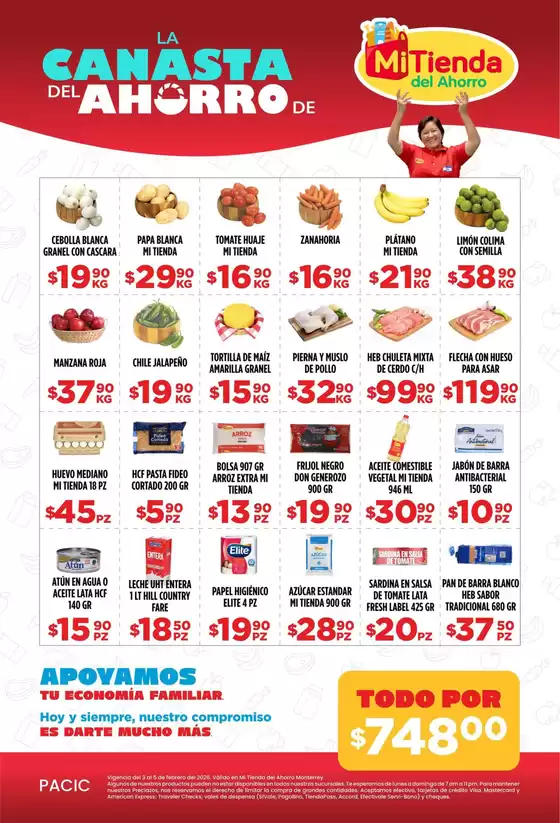 Catálogo Mi Tienda del Ahorro en Obregón (Estancitas) | Ofertas principales para ahorradores | 2026-02-03T00:00:00.000Z - 2026-02-05T00:00:00.000Z