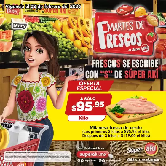 Catálogo Súper Aki en Coatzacoalcos | Ofertas Súper Aki | 2026-02-03T00:00:00.000Z - 2026-02-03T00:00:00.000Z