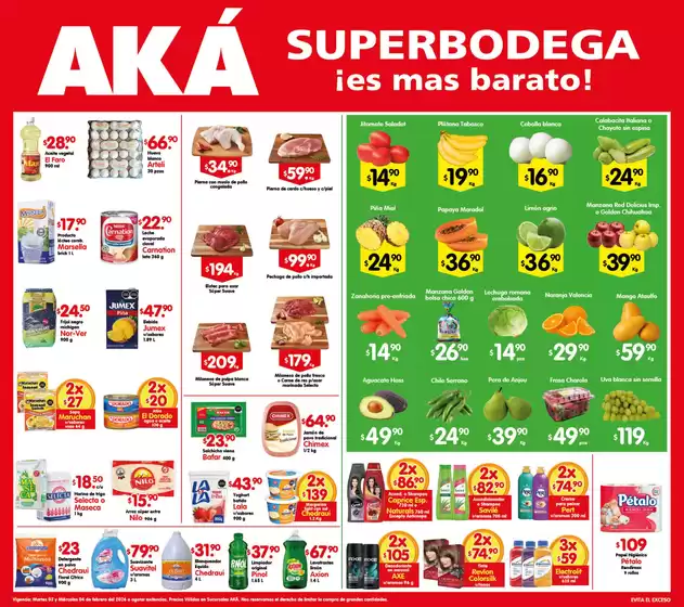 Catálogo AKÁ Superbodega en Tochtepec | Ofertas AKÁ Superbodega | 2026-02-03T00:00:00.000Z - 2026-02-04T00:00:00.000Z