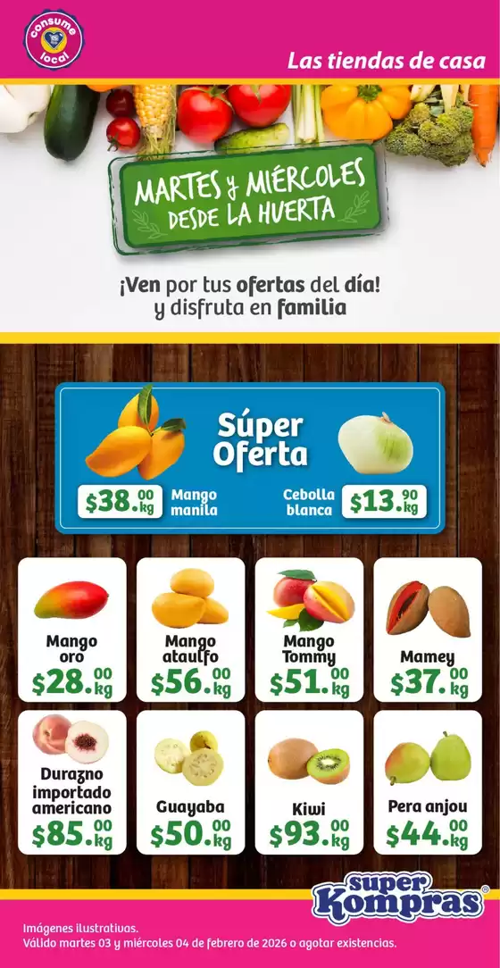 Catálogo Super kompras en Santa Úrsula Zimatepec | Ofertas Super Kompras | 2026-02-03T00:00:00.000Z - 2026-02-04T00:00:00.000Z