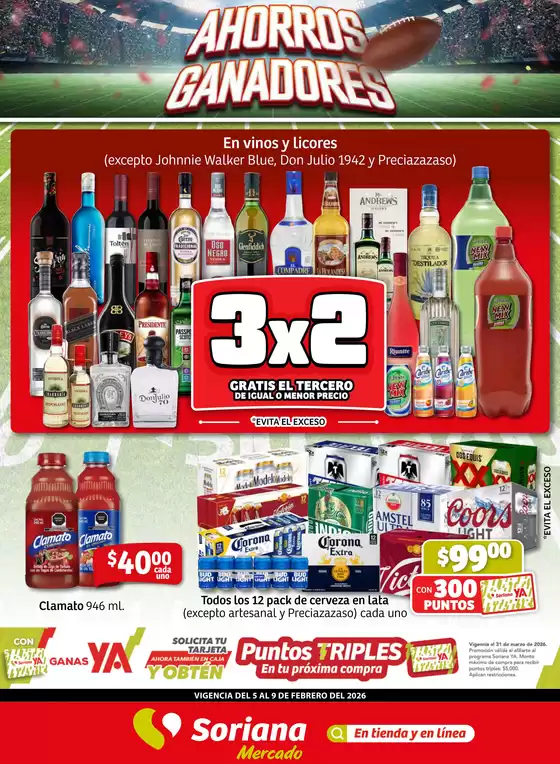 Catálogo Soriana Express en Heróica Matamoros | Nuevas ofertas para descubrir | 2026-02-05T00:00:00.000Z - 2026-02-09T00:00:00.000Z