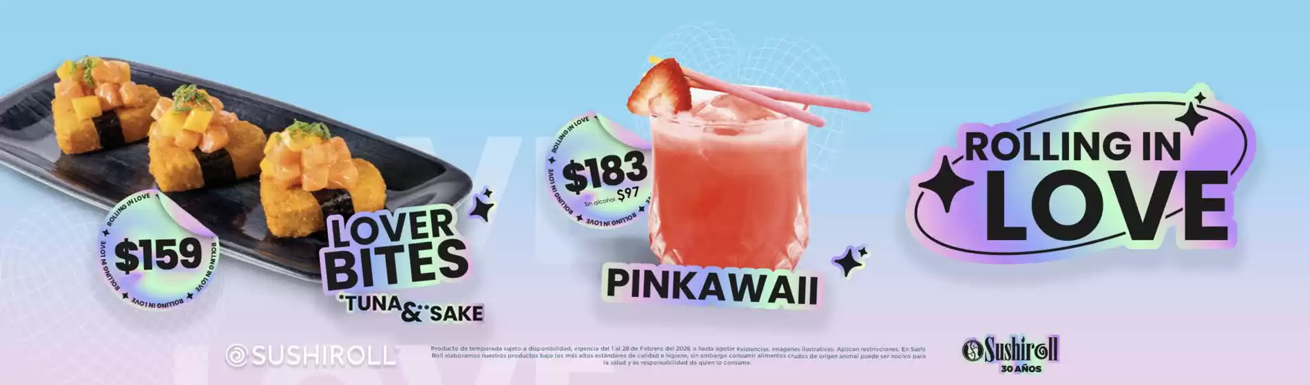 Catálogo Sushi Roll | Promo | 2026-02-06T00:00:00.000Z - 2026-02-28T00:00:00.000Z