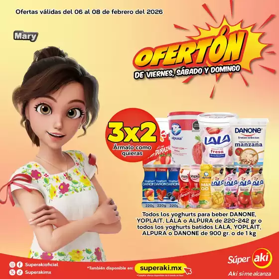 Catálogo Súper Aki en San Francisco del Rincón | Gangas y ofertas actuales | 2026-02-06T00:00:00.000Z - 2026-02-08T00:00:00.000Z