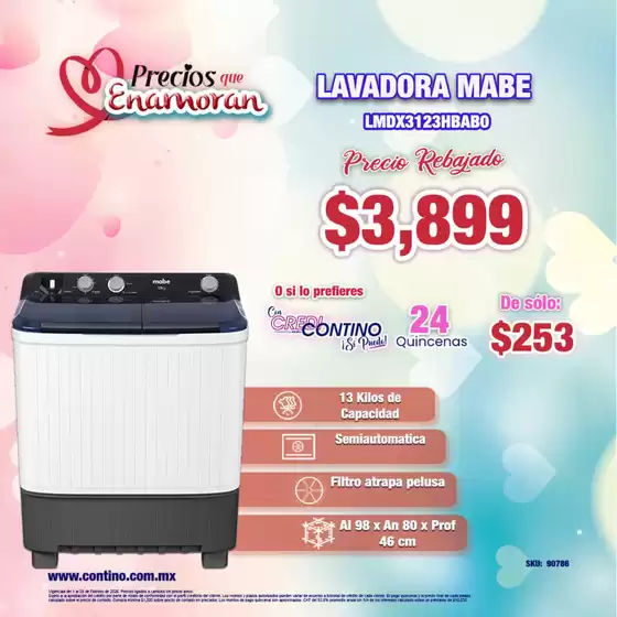 Catálogo Contino en Tarímbaro | Grandes descuentos en productos seleccionados | 2026-02-01T00:00:00.000Z - 2026-02-28T00:00:00.000Z