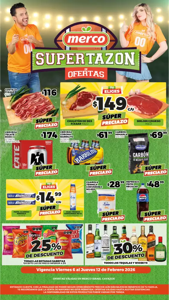 Catálogo Merco | Folleto semanal del 6 al 12 Febrero Israel Cavazos | 2026-02-06T00:00:00.000Z - 2026-02-12T00:00:00.000Z