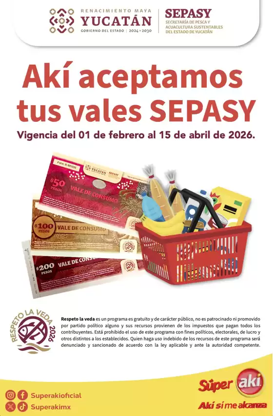 Catálogo Súper Aki en Ixtapa Zihuatanejo | Excelente oferta para todos los clientes | 2026-02-01T00:00:00.000Z - 2026-04-15T00:00:00.000Z