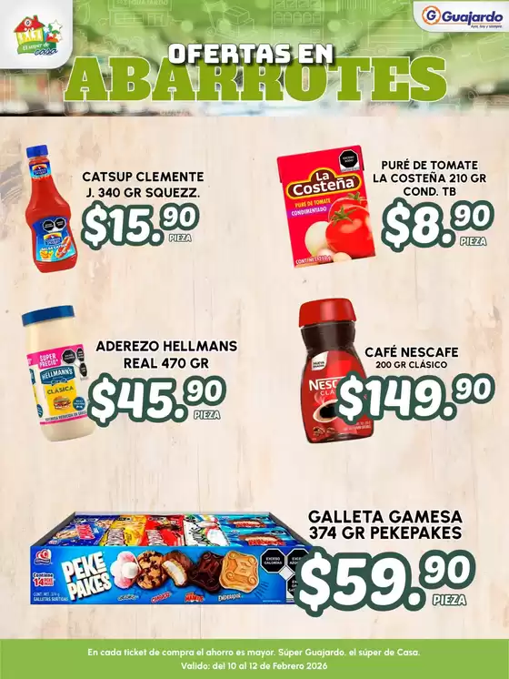 Catálogo Guajardo | Ahorra ahora con nuestras ofertas | 2026-02-10T00:00:00.000Z - 2026-02-12T00:00:00.000Z