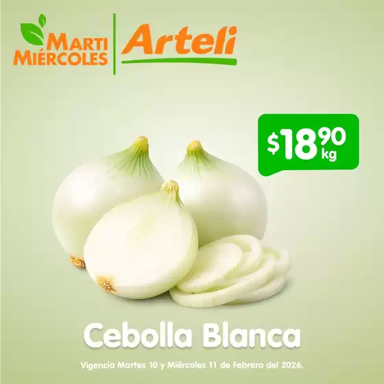 Catálogo Arteli express | Ofertas principales para ahorradores | 2026-02-10T00:00:00.000Z - 2026-02-11T00:00:00.000Z