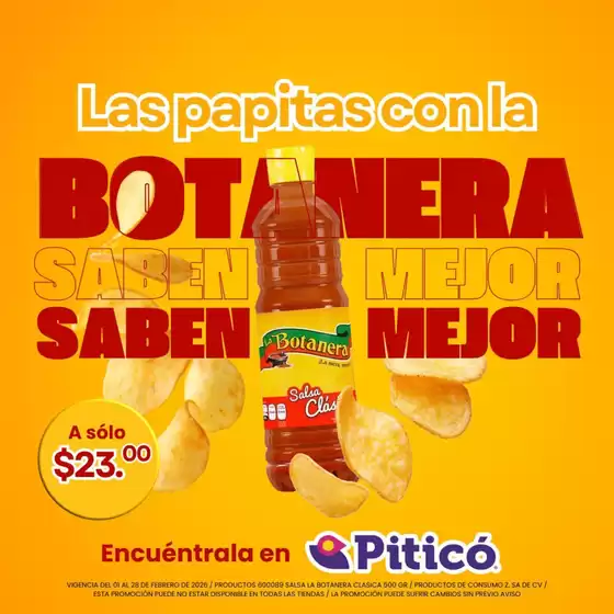 Catálogo Piticó en Iztapalapa | Descuentos y promociones | 2026-02-01T00:00:00.000Z - 2026-02-28T00:00:00.000Z