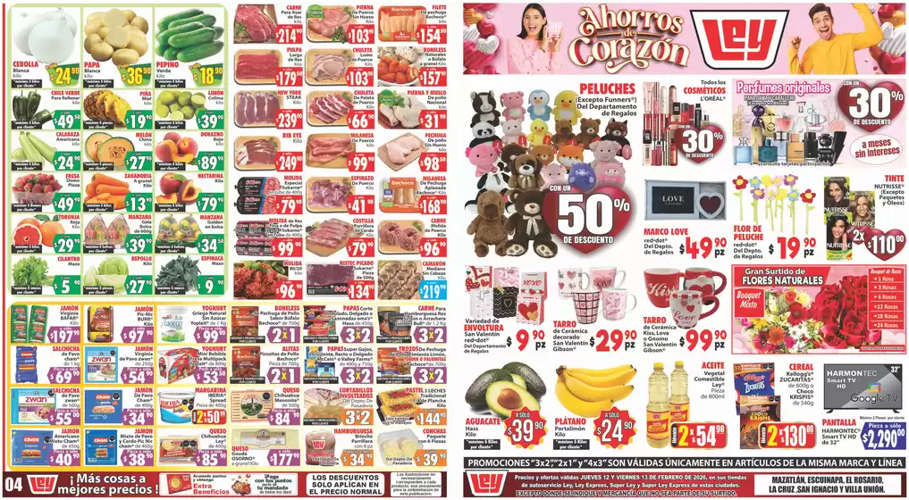 Catálogo Casa Ley en Iztapalapa | Ofertas principales y descuentos | 2026-02-12T00:00:00.000Z - 2026-02-13T00:00:00.000Z