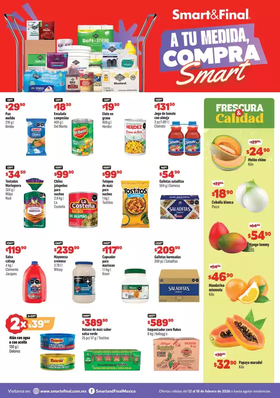 Catálogo Smart & Final en Ciudad de México | SF Ft 12 18 FEB DIGITAL SL | 2026-02-12T00:00:00.000Z - 2026-02-18T00:00:00.000Z