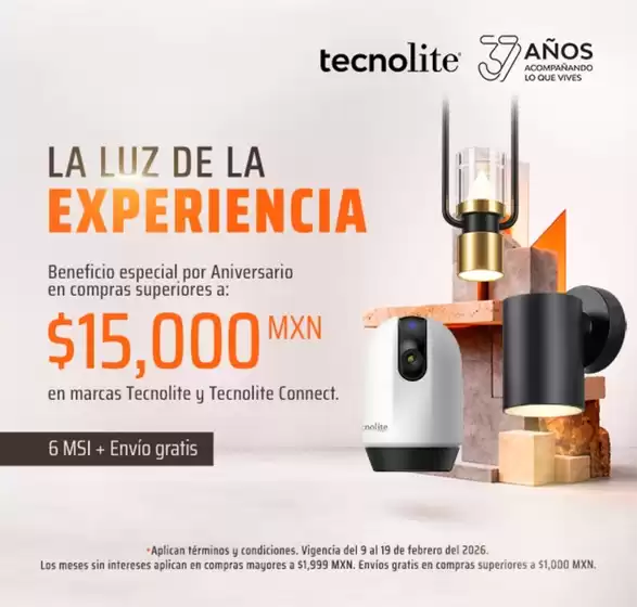 Catálogo Tecnolite en Juan Rodríguez Clara | Gangas exclusivas | 2026-02-09T00:00:00.000Z - 2026-02-19T00:00:00.000Z