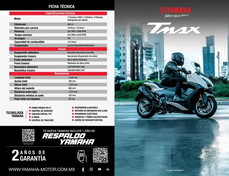 Catálogo Yamaha en Coyula | Yamaha T-MAX TECH MAX2025 | 2026-02-13T00:00:00.000Z - 2026-02-27T00:00:00.000Z
