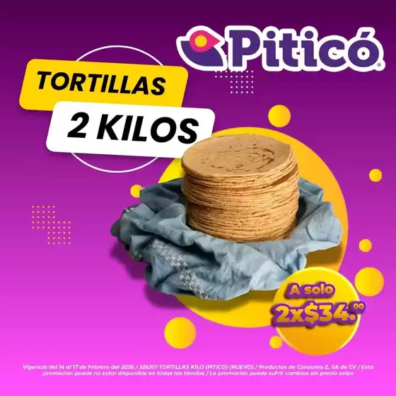 Catálogo Piticó en Huixtla | Ofertas Piticó | 2026-02-14T00:00:00.000Z - 2026-02-17T00:00:00.000Z