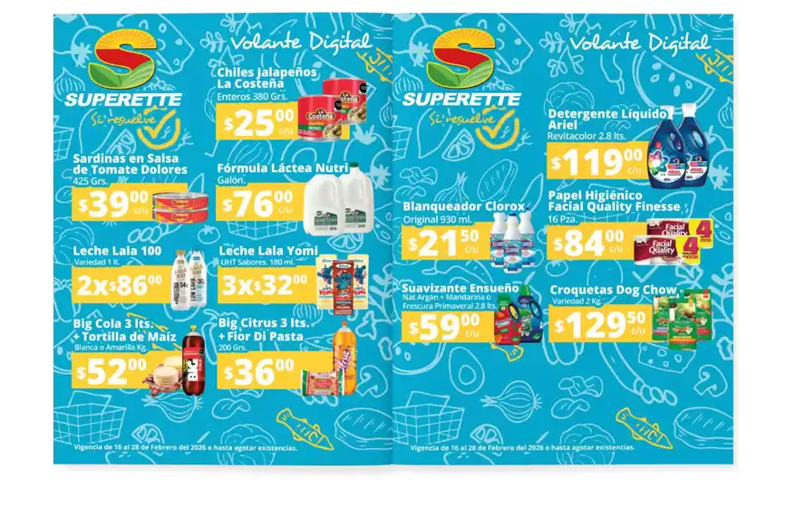 Catálogo Superette en Cacahoatán | Folleto | 2026-02-17T00:00:00.000Z - 2026-02-28T00:00:00.000Z